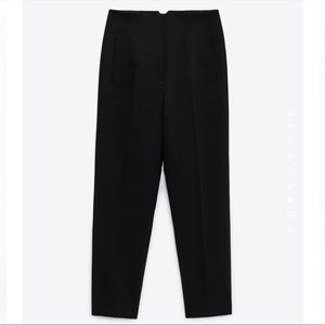 zara high waisted pant